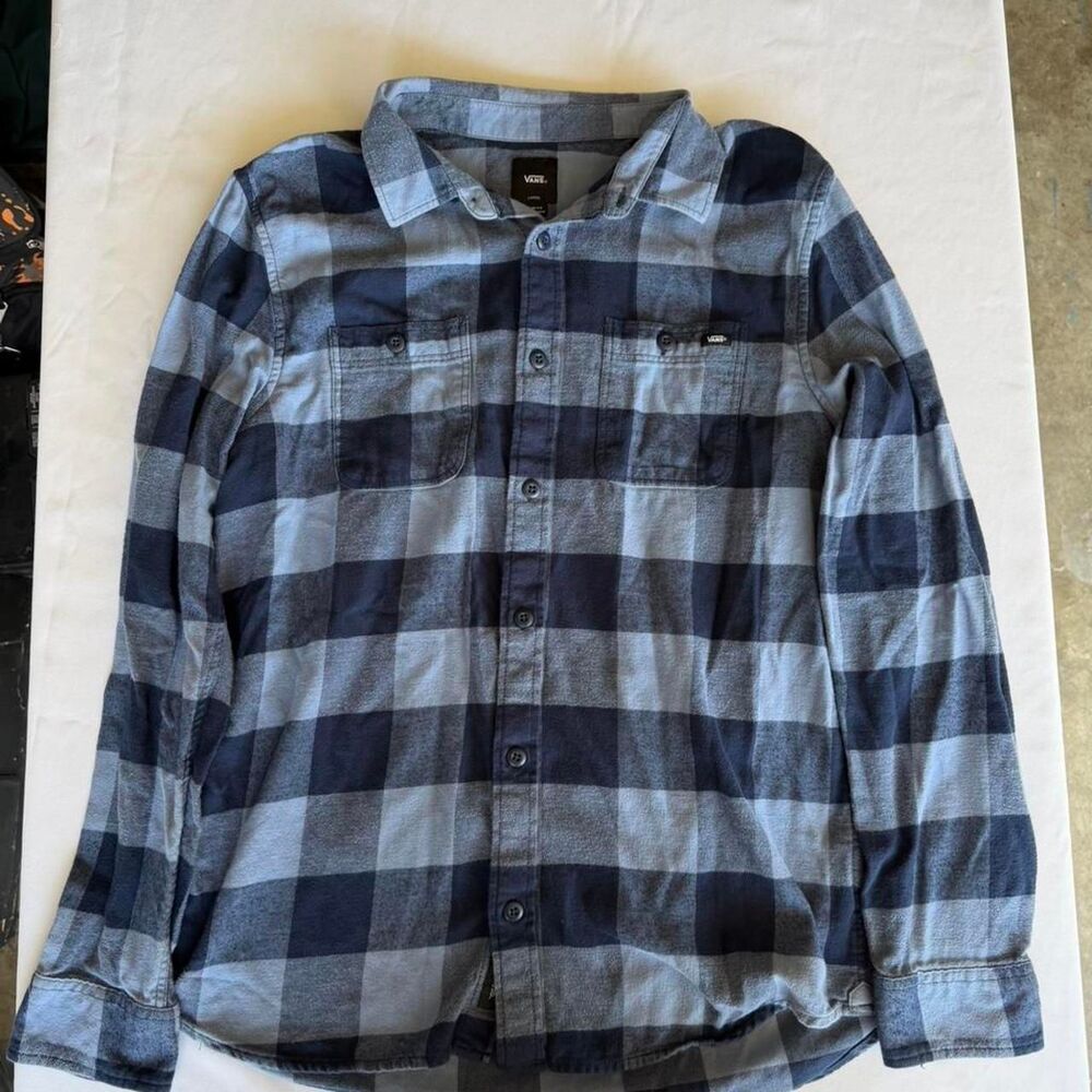 Vans Men's Blue Flannel